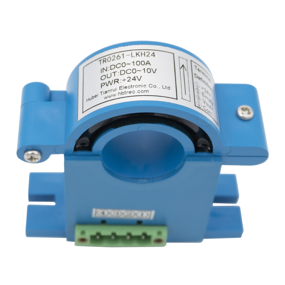 TR0261-LKH24 ‌Open-Loop Hall Effect Sensor de corriente DC 0 ~ 100A/DC 0 ~ 10V
