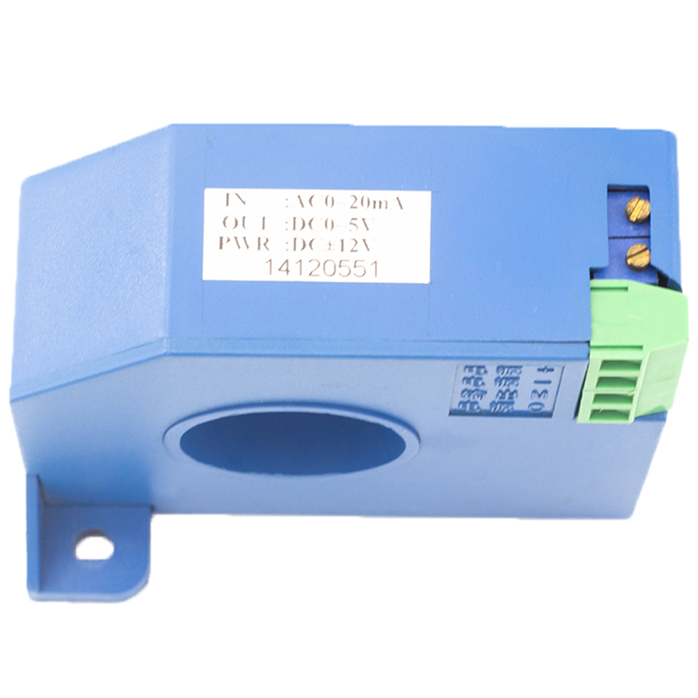 Sensor de corriente de uso ferroviario clase 0,2 de salida de 0-20 mA
