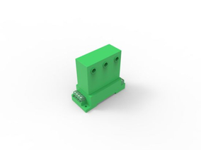 Sensor de corriente de uso ferroviario de tres Phsae con tamaño de orificio de 6.5 mm