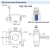 Sensor de corriente para medición TRJC100-20A