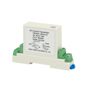 Transductor de potencia Transductor de corriente CA TR0307-LBC24-R Transmisor de corriente Entrada CA 0-10A Salida RS484 Sensor de corriente 