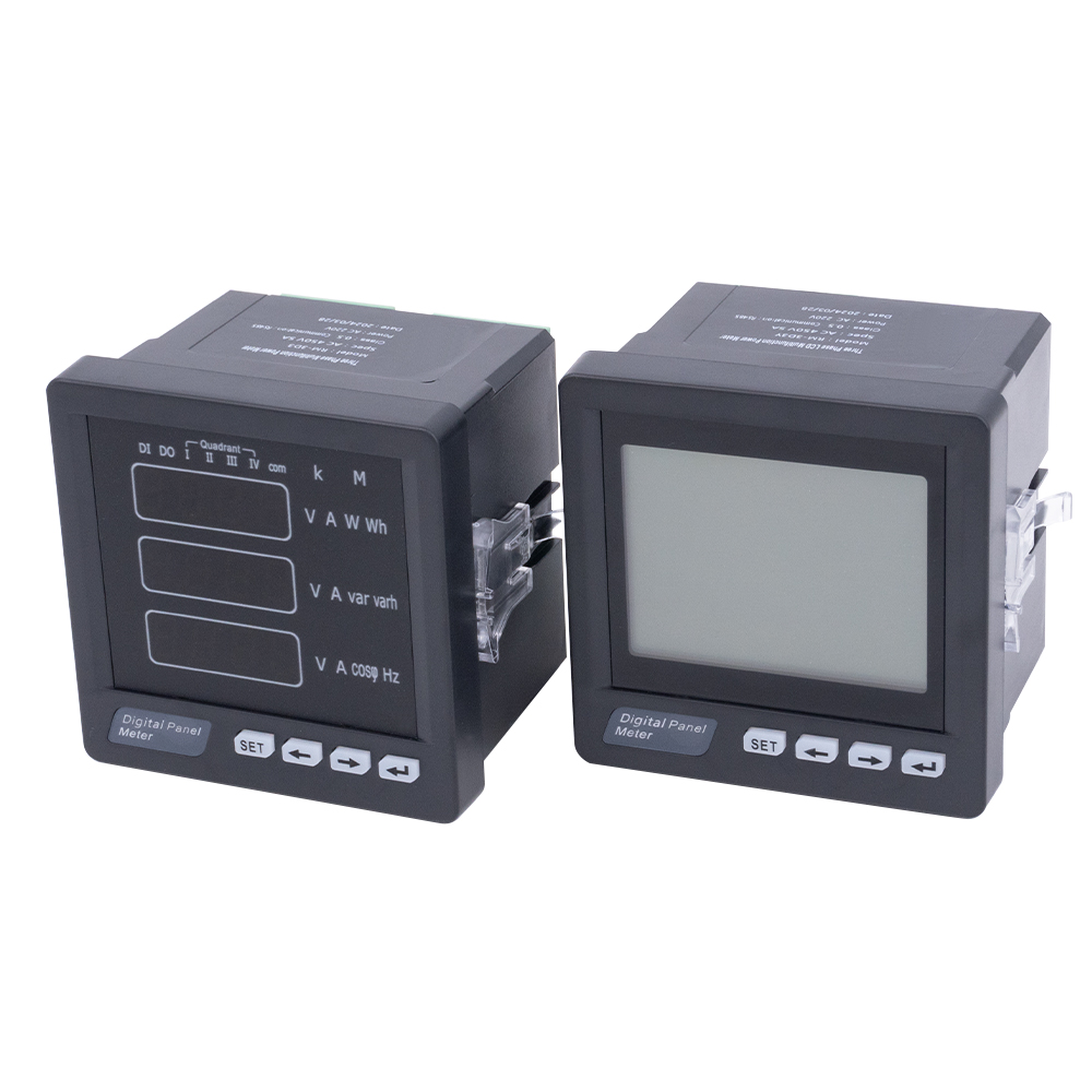 Medidor de voltaje de corriente multímetro digital trifásico serie TS 