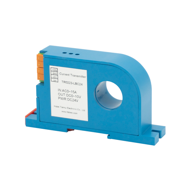 Transductor de corriente TR0223-LBC24 Sensor de efecto Hall del transmisor de corriente CA 0 ~ 15A/CC 0 ~ 10V