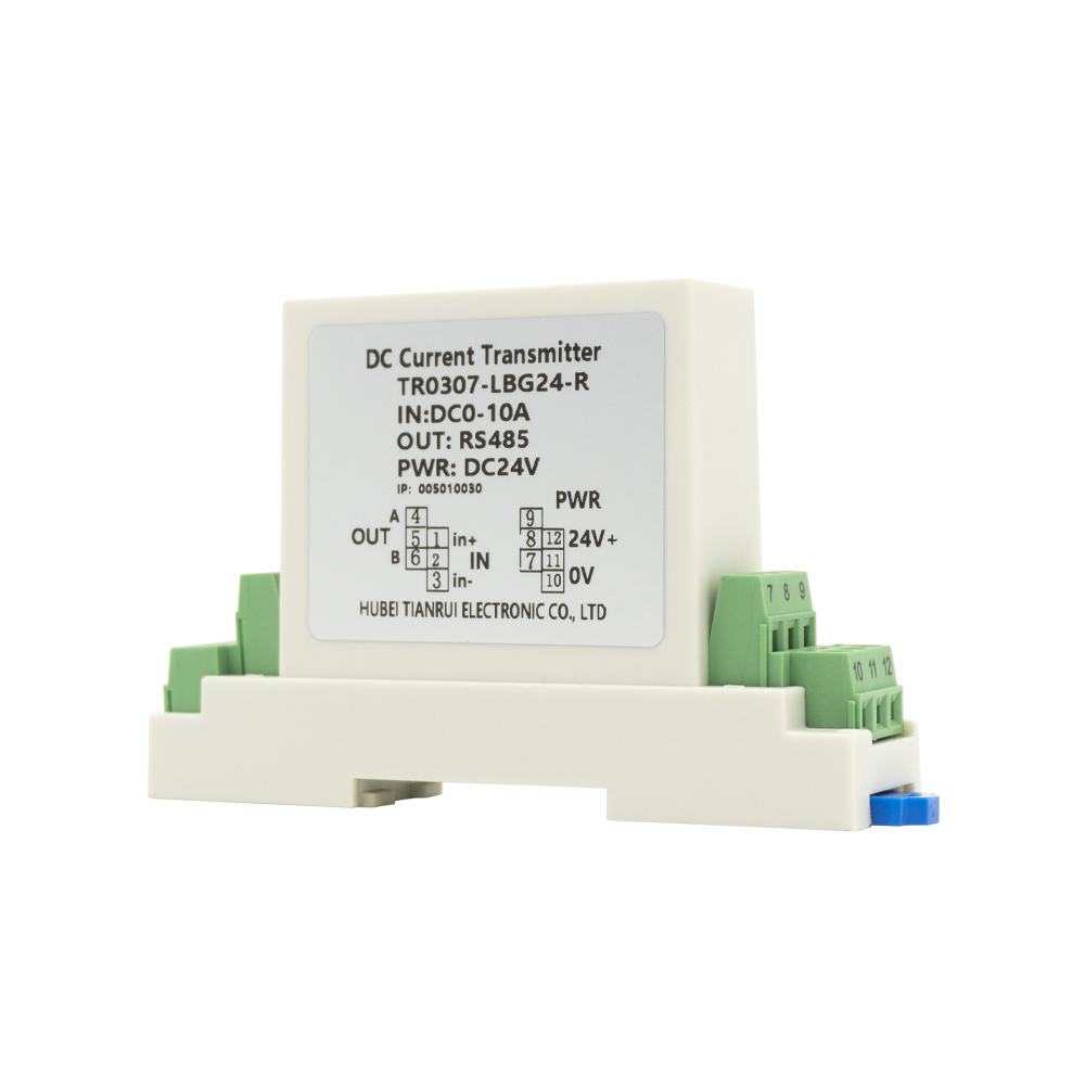 Transductor de potencia Transductor de corriente CA TR0307-LBC24-R Entrada del transmisor de corriente Salida CA 0-10A Sensor de corriente RS484 