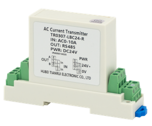 Transductor de potencia Transductor de corriente CA TR0307-LBC24-R Entrada del transmisor de corriente Salida CA 0-10A Sensor de corriente RS484 