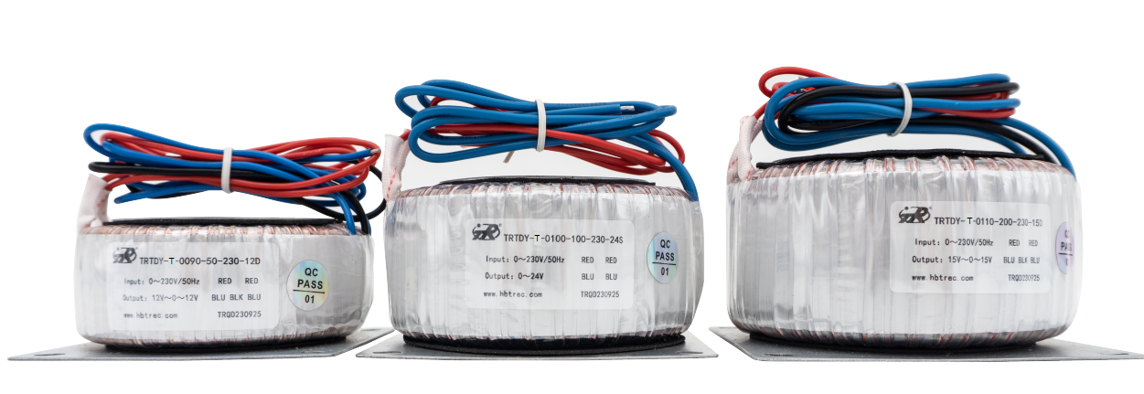 Potencia 30W-3000W del transformador de corriente toroidal de frecuencia de potencia TRTDY-T