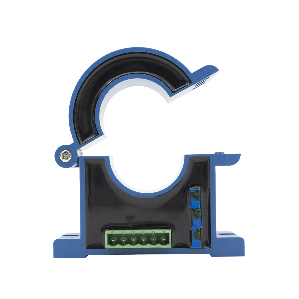 Transductor de corriente CA de núcleo dividido TR0258-LBC24-R Entrada del transmisor de corriente CA 0 ~ 1000A Salida RS485 Apertura Sensor de corriente de 38 mm 