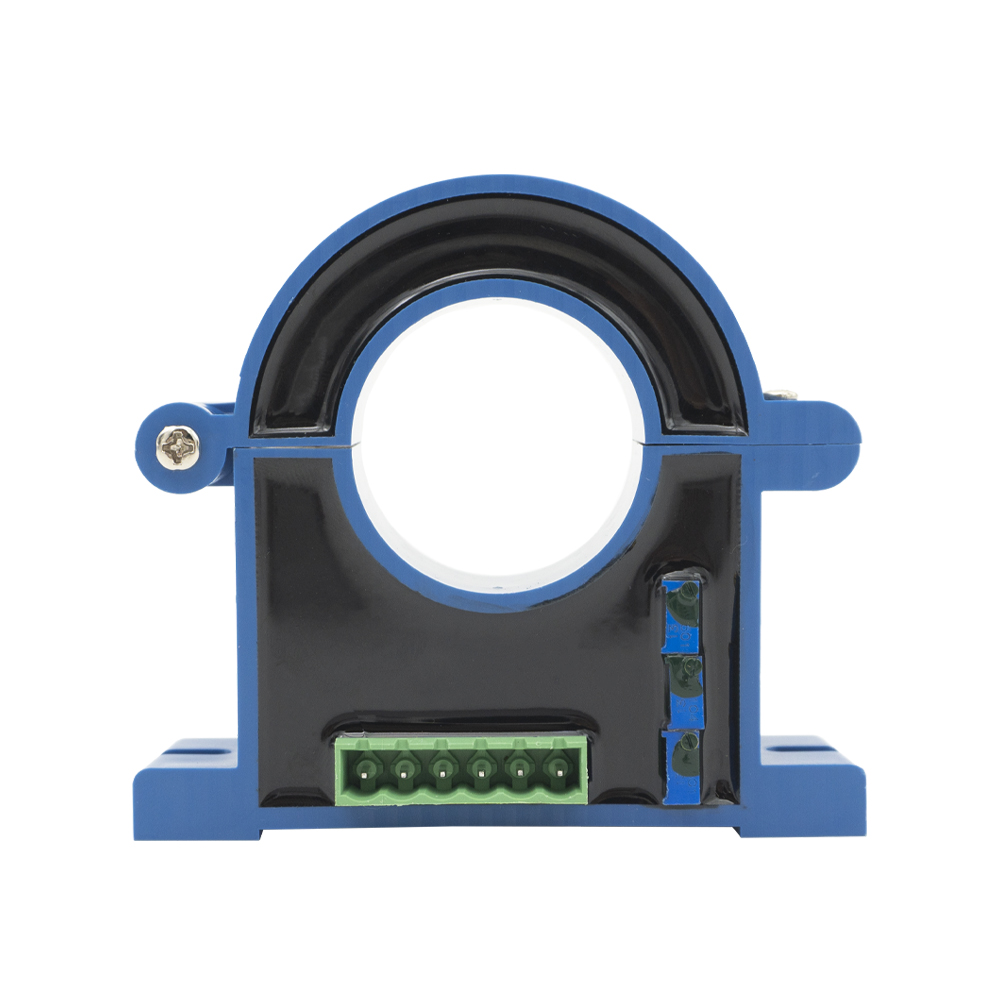 Transductor de corriente CA de núcleo dividido TR0258-LBC24-R Entrada del transmisor de corriente CA 0 ~ 1000A Salida RS485 Apertura Sensor de corriente de 38 mm 